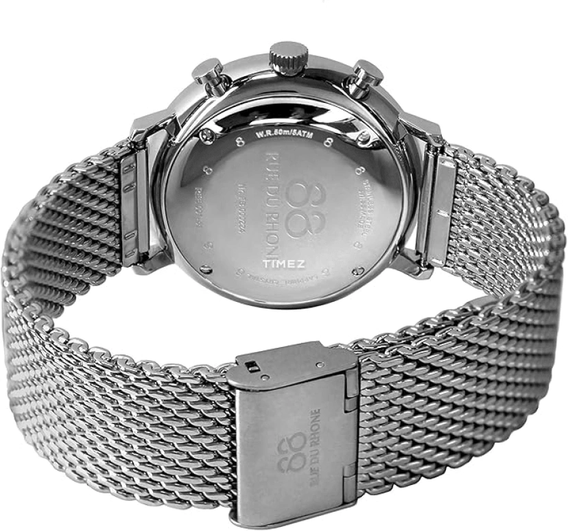 RUE DU RHONE,New&Old 41mm,41mm,Stainless Steel,Black,Quartz,Chronograph,Day,87WA184119