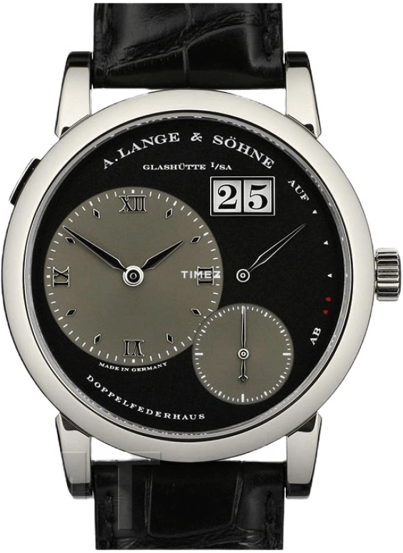 A. Lange & Söhne,Lange 1 38.50mm,38.50mm,White Gold,Black,Handwound,72hours,In-house Caliber,101,101.048F