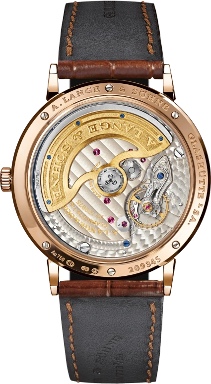 A. Lange & Söhne,Saxonia 38.50mm,38.50mm,Pink Gold,Silver,Automatic,72hours,In-house Caliber,380,380.033