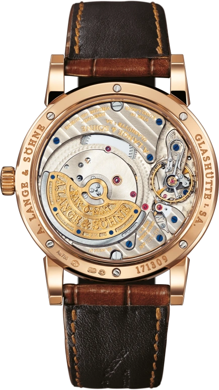 A. Lange & Söhne,Saxonia 38.50mm,38.50mm,Pink Gold,Silver,Automatic,Moonphase,Perpetual Calendar,Leap Year,Month,46hours,In-house Caliber,310,310.032