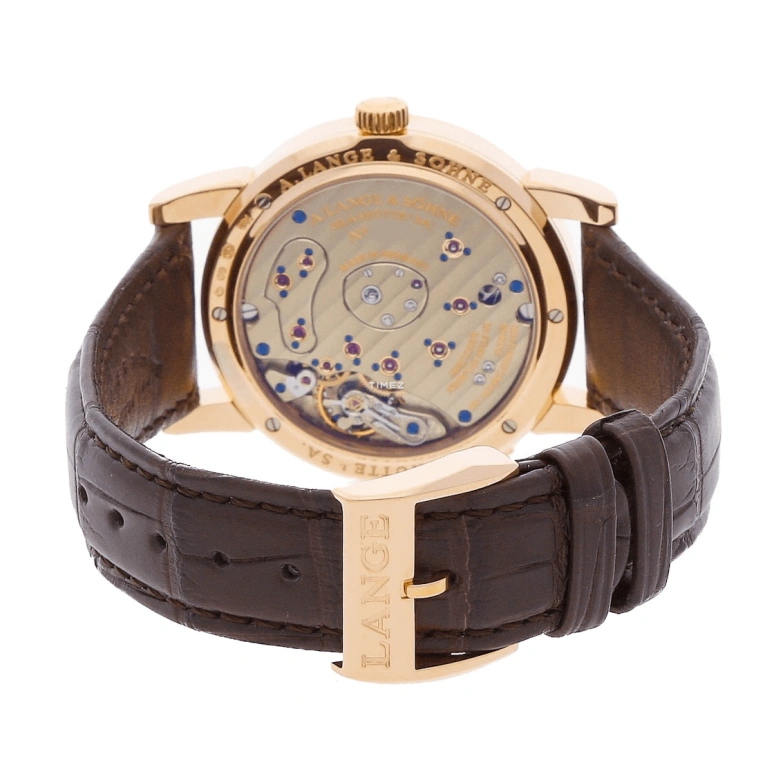 A. Lange & Söhne,Lange 1 38.50mm,38.50mm,Pink Gold,Black,Handwound,Power Reserve Indicator,Big Date,101,101.033