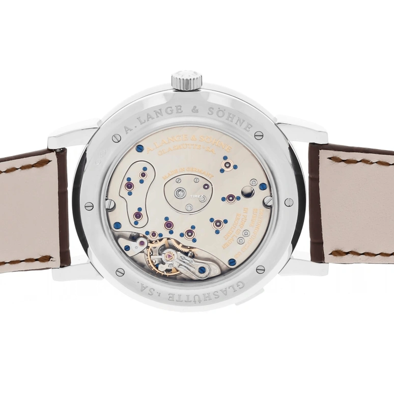 A. Lange & Söhne,Lange 1 41.90mm,41.90mm,Platinum,Silver,Grey,Handwound,Day,Power Reserve Indicator,115,115.026