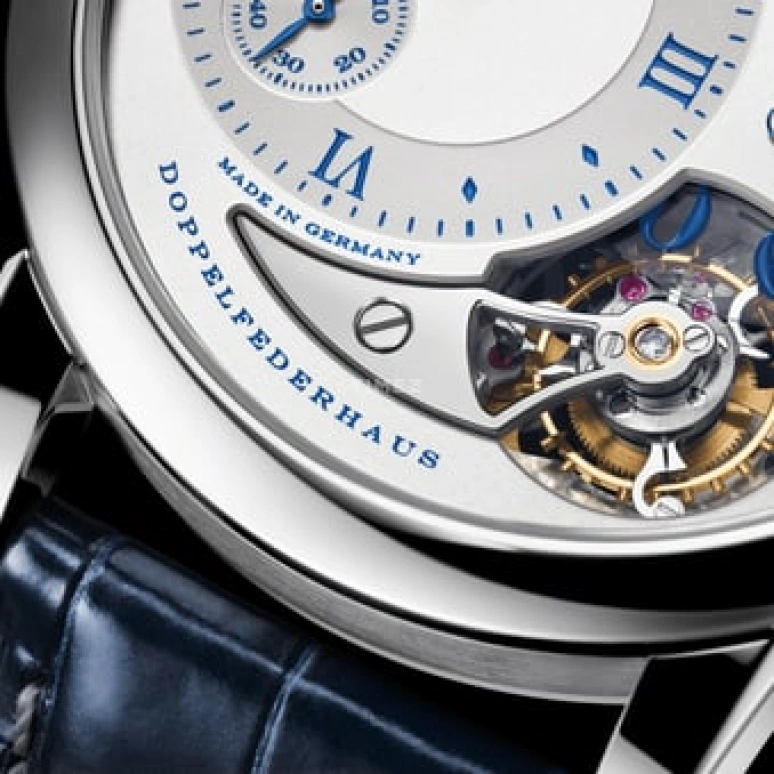 A. Lange & Söhne,Lange 1 38.50mm,38.50mm,White Gold,Silver White,Handwound,Power Reserve Indicator,Tourbillon,Big Date,722,722.066
