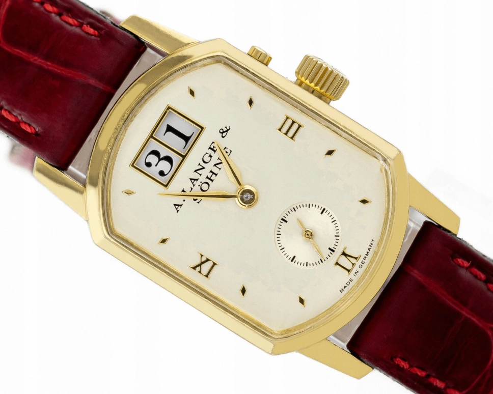 A. Lange & Söhne,Arkade 29x23mm,29x23mm,Yellow Gold,Champagne,Handwound,Big Date,42hours,103,103.021