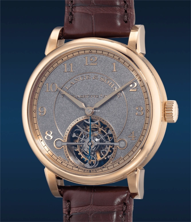 A. Lange & Söhne,1815 39.50mm,39.50mm,Rose Gold,Stone Gray,Handwound,Tourbillon,72hours,730,730.048F