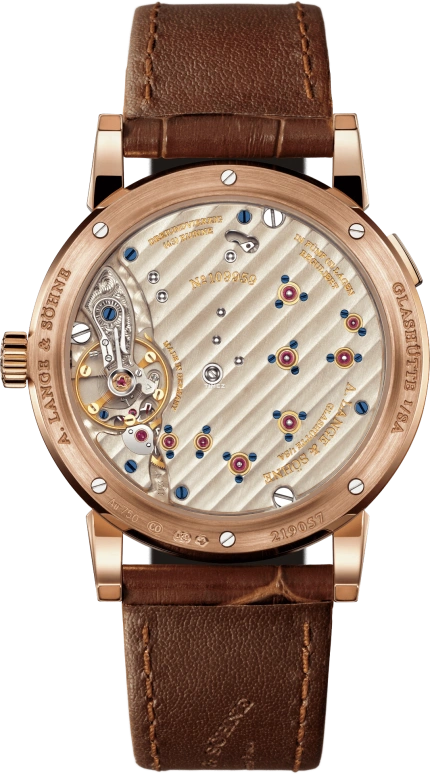 A. Lange & Söhne,Lange 1 38.50mm,38.50mm,Rose Gold,Grey,Handwound,Power Reserve Indicator,Big Date,101,101.332