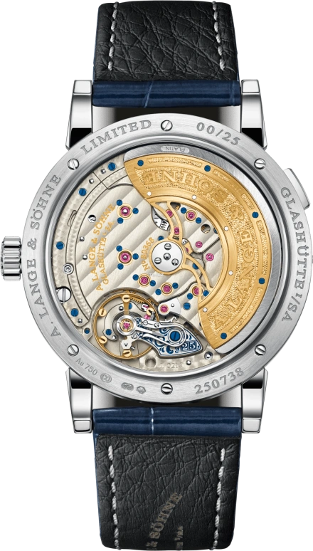 A. Lange & Söhne,Lange 1 39.50mm,39.50mm,White Gold,Silver,Automatic,Power Reserve Indicator,Flyback,Big Date,Retrograde,50hours,In-house Caliber,320,320.066