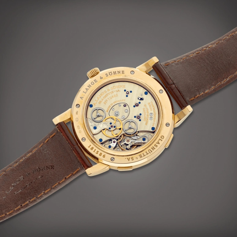 A. Lange & Söhne,Lange 1 41.90mm,41.90mm,Rose Gold,Grey,Handwound,Day,Power Reserve Indicator,Dule Time,World Time,72hours,In-house Caliber,116,116.033