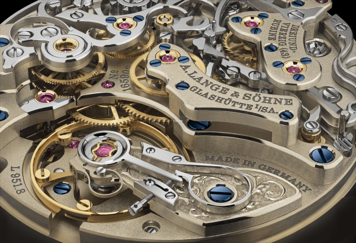 A. Lange & Söhne,DATOGRAPH 41mm,41mm,Yellow Gold,Grey,Handwound,Chronograph,Flyback,Big Date,405,405.048F