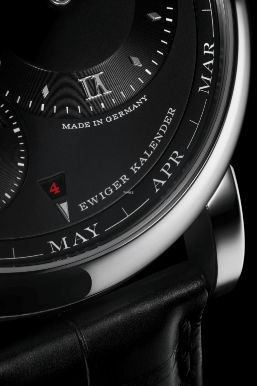 A. Lange & Söhne,Lange 1 41.90mm,41.90mm,Platinum,Black,Automatic,Moonphase,Perpetual Calendar,Leap Year,Month,50hours,In-house Caliber,345,345.036 E