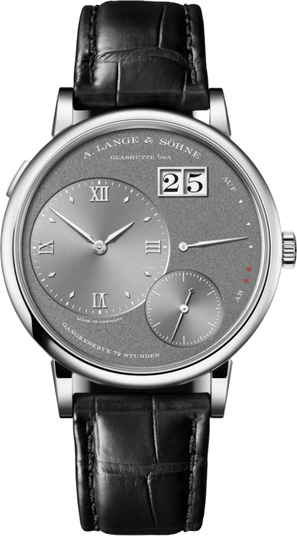 A. Lange & Söhne,Lange 1 41mm,41mm,White Gold,Grey,Handwound,Power Reserve Indicator,Big Date,137,137.038
