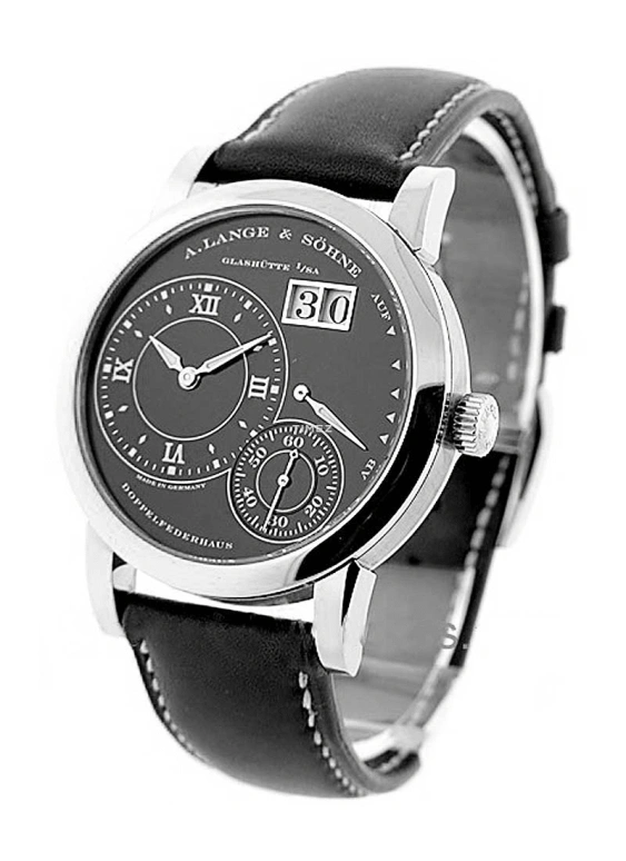 A. Lange & Söhne,Lange 1 40.90mm,40.90mm,White Gold,Black,Handwound,Power Reserve Indicator,Big Date,115,115.029