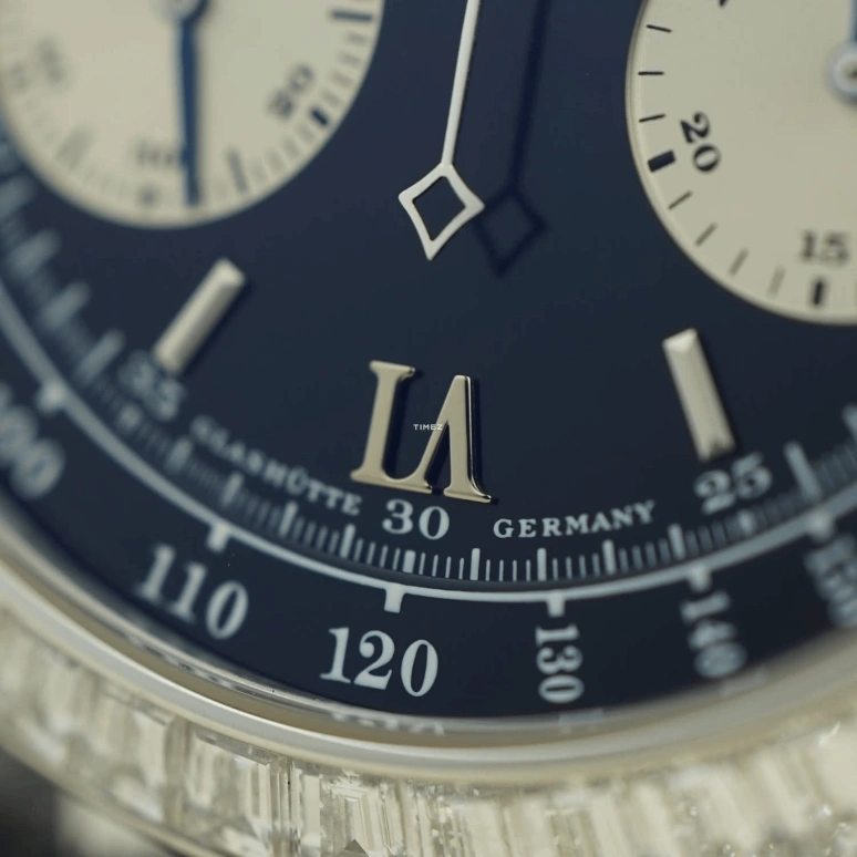 A. Lange & Söhne,Lange 1 39mm,39mm,Platinum,Blue,Handwound,Chronograph,Big Date,815,815.036