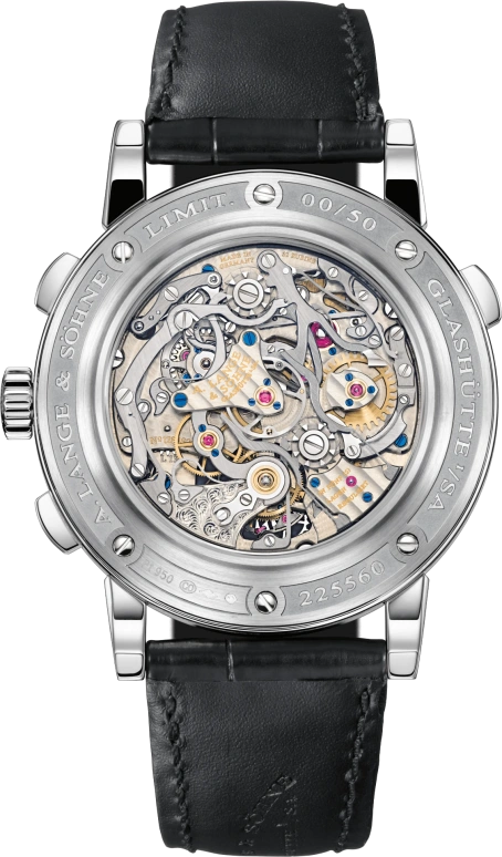 A. Lange & Söhne,1815 43mm,43mm,Platinum,Silver,Handwound,Chronograph,Moonphase,Perpetual Calendar,Leap Year,36hours,In-house Caliber,706,706.025