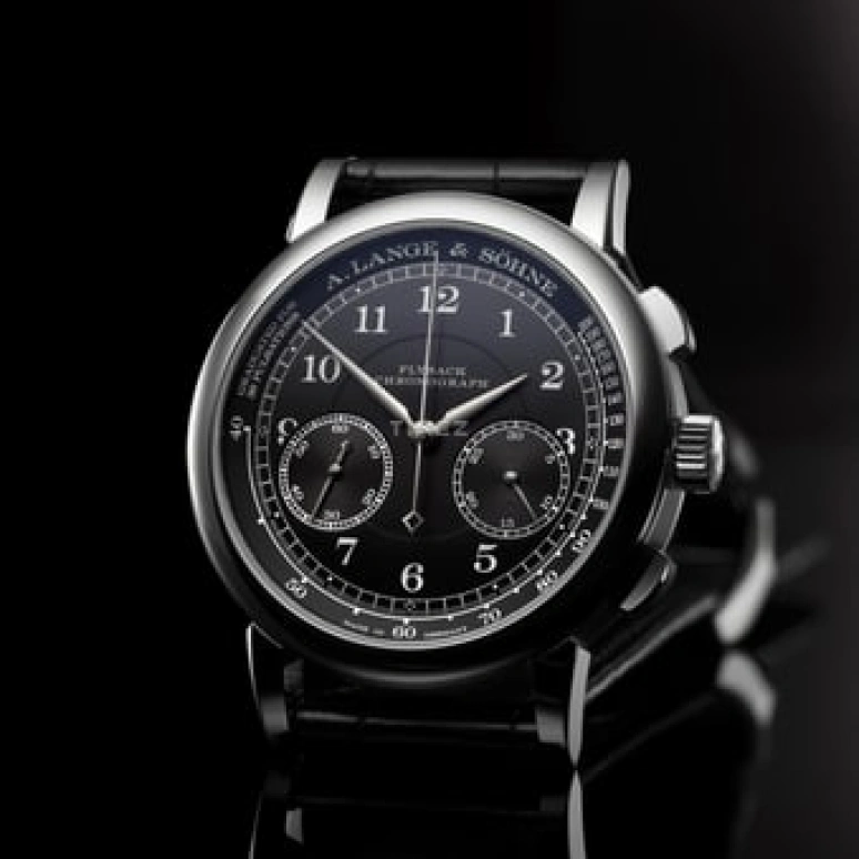 A. Lange & Söhne,1815 39.50mm,39.50mm,Pink Gold,Silver,Handwound,Chronograph,Power Reserve Indicator,Flyback,Column Wheel,60hours,In-house Caliber,414,414.032