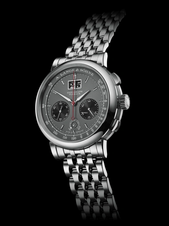 A. Lange & Söhne,DATOGRAPH 41mm,41mm,White Gold,Grey,Black,Handwound,Chronograph,Power Reserve Indicator,Big Date,405,405.047