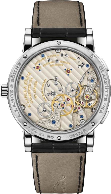 A. Lange & Söhne,Lange 1 41.90mm,41.90mm,Platinum,Silver,Grey,Handwound,Power Reserve Indicator,World Time,Big Date,Day / Night Indication,72hours,In-house Caliber,136,136.025