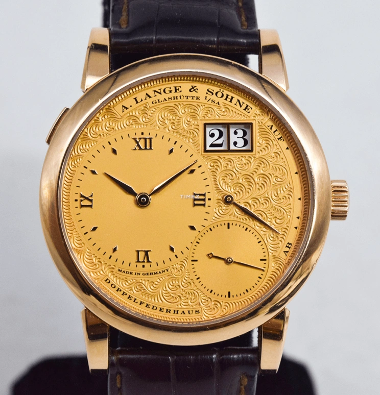 A. Lange & Söhne,Lange 1 38.50mm,38.50mm,Pink Gold,Gold,Handwound,Power Reserve Indicator,Big Date,112,112.046