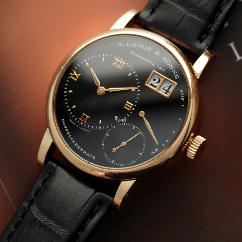 A. Lange & Söhne,Lange 1 36mm,36mm,Rose Gold,Black,Handwound,Day,Power Reserve Indicator,111,111.031