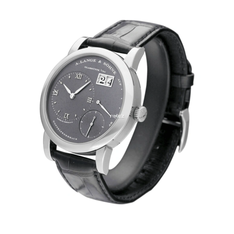 A. Lange & Söhne,Lange 1 38.50mm,38.50mm,White Gold,Grey,Handwound,Day,Power Reserve Indicator,101,101.030