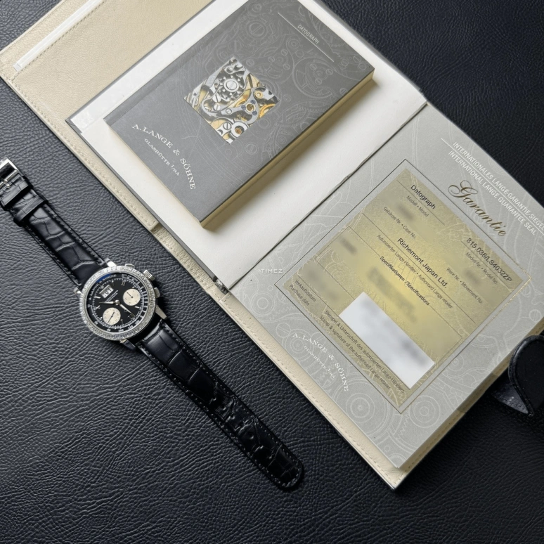 A. Lange & Söhne,Lange 1 39mm,39mm,Platinum,Blue,Handwound,Chronograph,Big Date,815,815.036