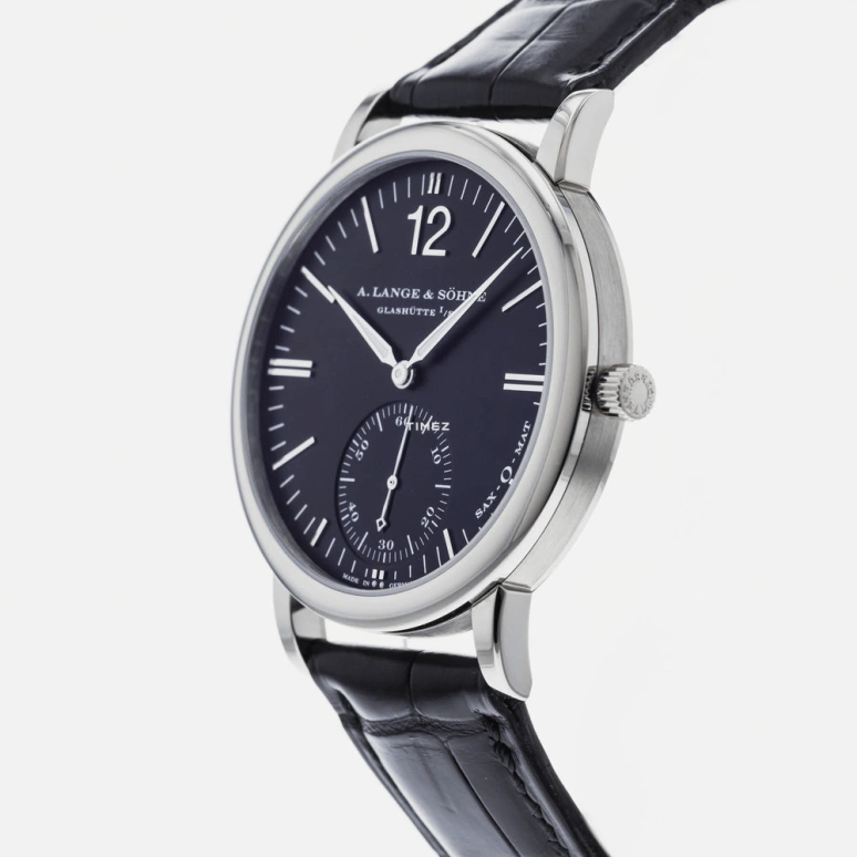 A. Lange & Söhne,Saxonia 36.80mm,36.80mm,White Gold,Black,Automatic,46hours,In-house Caliber,301,301.027