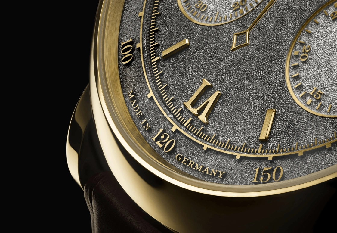 A. Lange & Söhne,DATOGRAPH 41mm,41mm,Yellow Gold,Grey,Handwound,Chronograph,Flyback,Big Date,405,405.048F