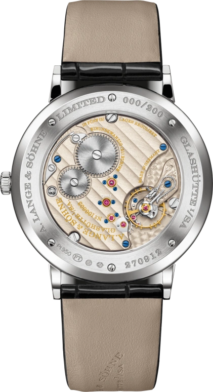 A. Lange & Söhne,Saxonia 40mm,40mm,Platinum,Black,Handwound,72hours,In-house Caliber,211,211.062