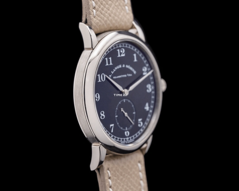 A. Lange & Söhne,1815 35.90mm,35.90mm,White Gold,Black,Handwound,45hours,In-house Caliber,206,206.029