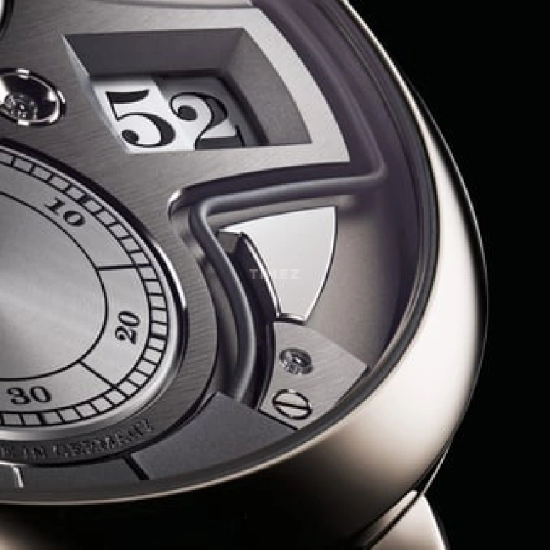A. Lange & Söhne,Zeitwerk 44.20mm,44.20mm,Platinum,Silver,Handwound,Jumping Minutes,Jumping Hours,Minute Repeater,Constant Force Mechanism,36hours,In-house Caliber,147,147.025
