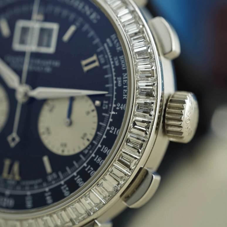 A. Lange & Söhne,Lange 1 39mm,39mm,Platinum,Blue,Handwound,Chronograph,Big Date,815,815.036