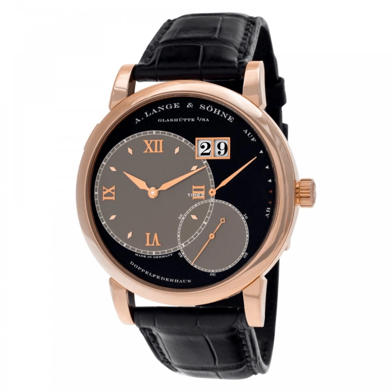 A. Lange & Söhne,Lange 1 40.90mm,40.90mm,Pink Gold,Black,Handwound,Power Reserve Indicator,Big Date,115,115.031