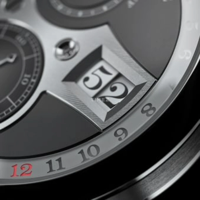 A. Lange & Söhne,Zeitwerk 44.20mm,44.20mm,White Gold,Black,Handwound,Date,Jumping Minutes,Jumping Hours,Constant Force Mechanism,72hours,In-house Caliber,148,148.038