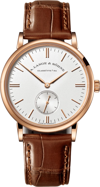 A. Lange & Söhne,Saxonia 35mm,35mm,Pink Gold,Silver,Handwound,45hours,In-house Caliber,219,219.032