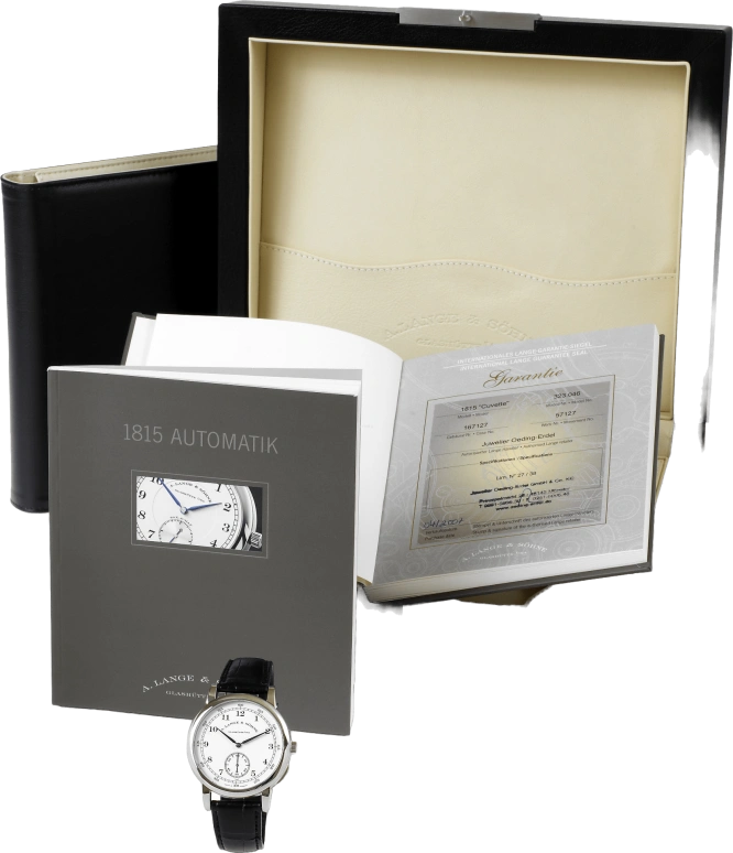 A. Lange & Söhne,1815 40mm,40mm,White Gold,Silver,Automatic,46hours,In-house Caliber,323,323.046
