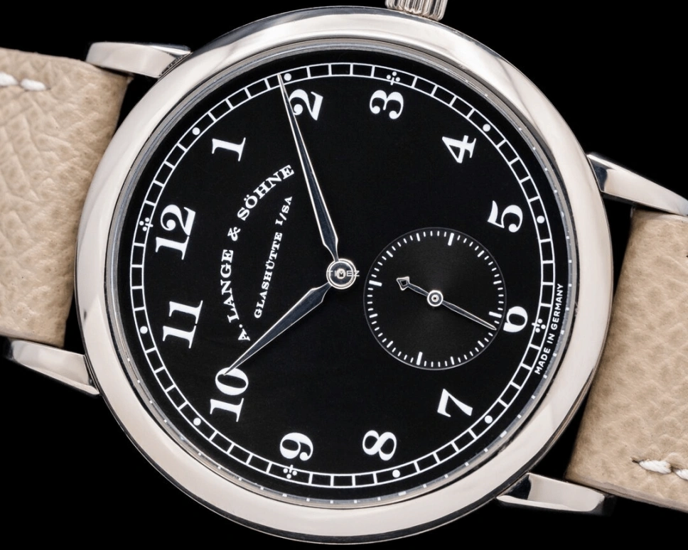A. Lange & Söhne,1815 35.90mm,35.90mm,White Gold,Black,Handwound,45hours,In-house Caliber,206,206.029