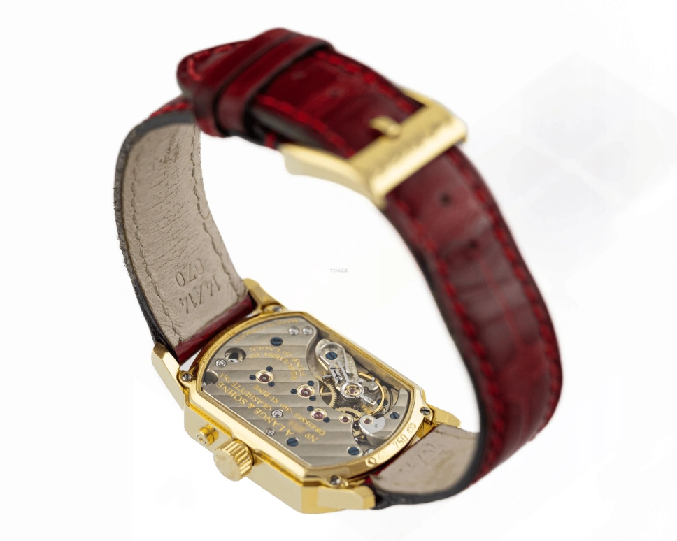 A. Lange & Söhne,Arkade 29x23mm,29x23mm,Yellow Gold,Champagne,Handwound,Big Date,42hours,103,103.021
