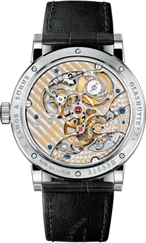 A. Lange & Söhne,Richard Lange 41.90mm,41.90mm,White Gold,Silver,Handwound,Tourbillon Escapement,Chain & Fusée,760,760.026