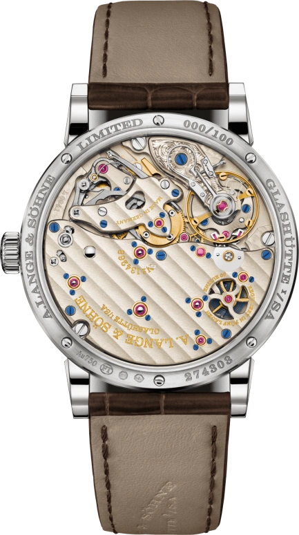 A. Lange & Söhne,Richard Lange 39.90mm,39.90mm,White Gold,Salmon,Rose Gold,Handwound,Power Reserve Indicator,Jumping Seconds,Constant Force Mechanism,252,252.056