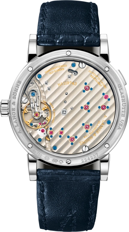 A. Lange & Söhne,Lange 1 38.50mm,38.50mm,White Gold,Blue,Handwound,Power Reserve Indicator,Big Date,191,191.028