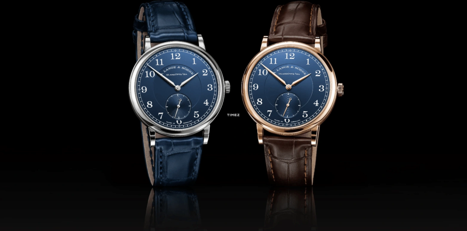 A. Lange & Söhne,1815 34mm,34mm,White Gold,Blue,Handwound,In-house Caliber,Sapphire,220,220.028