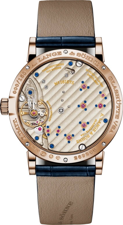 A. Lange & Söhne,Lange 1 36.80mm,36.80mm,Rose Gold,Blue,Handwound,Power Reserve Indicator,Big Date,181,181.063