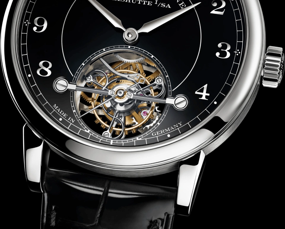 A. Lange & Söhne,1815 39.50mm,39.50mm,Platinum,Black,Handwound,Tourbillon,72hours,730,730.094F