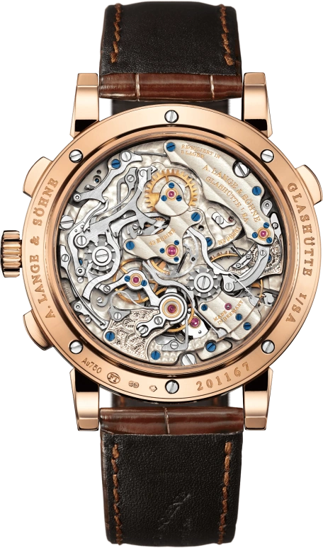 A. Lange & Söhne,1815 41.90mm,41.90mm,Rose Gold,Silver,Handwound,Chronograph,Moonphase,Perpetual Calendar,Leap Year,42hours,In-house Caliber,421,421.032FE