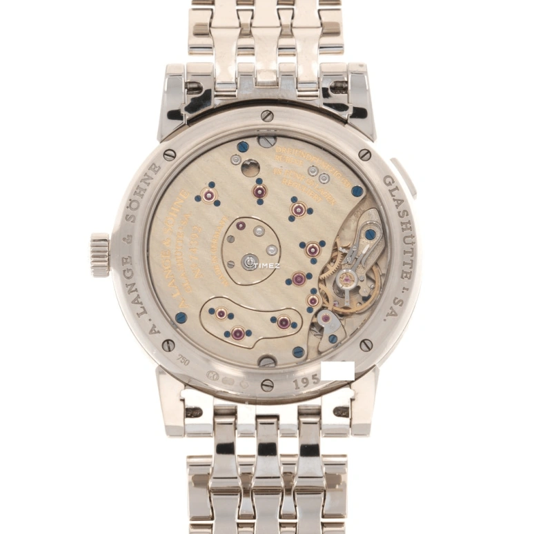 A. Lange & Söhne,Lange 1 38.50mm,38.50mm,White Gold,Silver White,Handwound,Day,Big Date,101,101.539