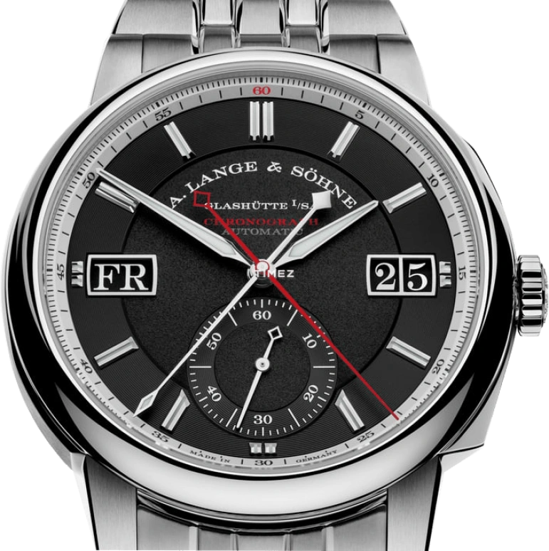 A. Lange & Söhne,Odysseus 42.50mm,42.50mm,Stainless Steel,Black,Automatic,Chronograph,Date,Day,Flyback,50hours,In-house Caliber,463,463.178