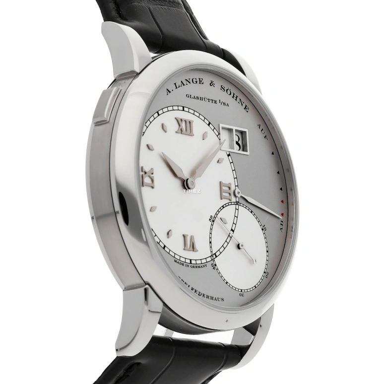 A. Lange & Söhne,Lange 1 41.90mm,41.90mm,Platinum,Silver,White,Grey,Handwound,Day,Power Reserve Indicator,Big Date,115,115.025