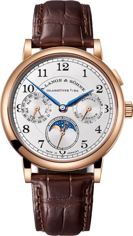 A. Lange & Söhne,1815 40mm,40mm,Pink Gold,Silver,Handwound,Moonphase,Annual Calendar,Month,Date,72hours,In-house Caliber,238,238.032