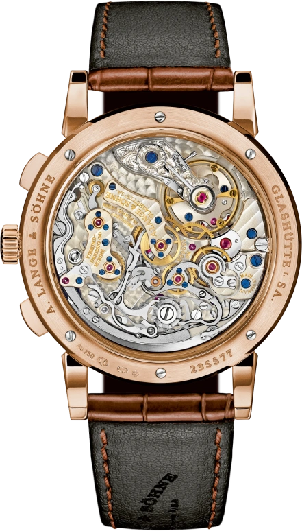 A. Lange & Söhne,1815 39.50mm,39.50mm,Pink Gold,Silver,Handwound,Chronograph,Power Reserve Indicator,Flyback,Column Wheel,60hours,In-house Caliber,414,414.032