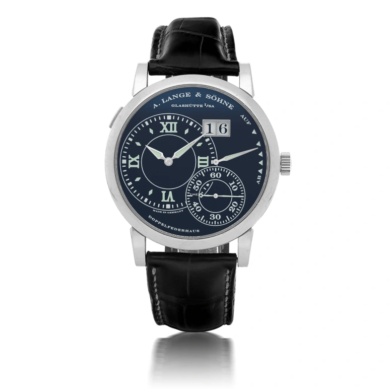 A. Lange & Söhne,Lange 1 40.90mm,40.90mm,White Gold,Black,Handwound,Power Reserve Indicator,Big Date,115,115.029
